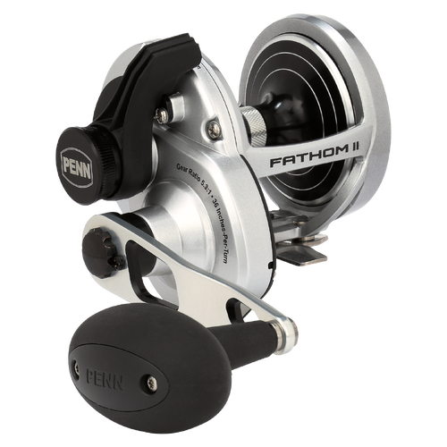 Penn Fathom II 30 Single Speed Lever Drag Overhead Fishing Reel #FTHII30LD
