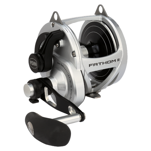 Penn Fathom II 25N 2 Speed Lever Drag Overhead Fishing Reel #FTHII25NLD2