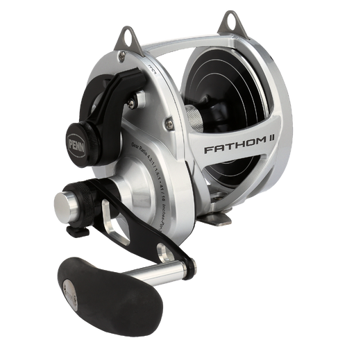 Penn Fathom II 80 2 Speed Lever Drag Overhead Fishing Reel #FTHII80LD2