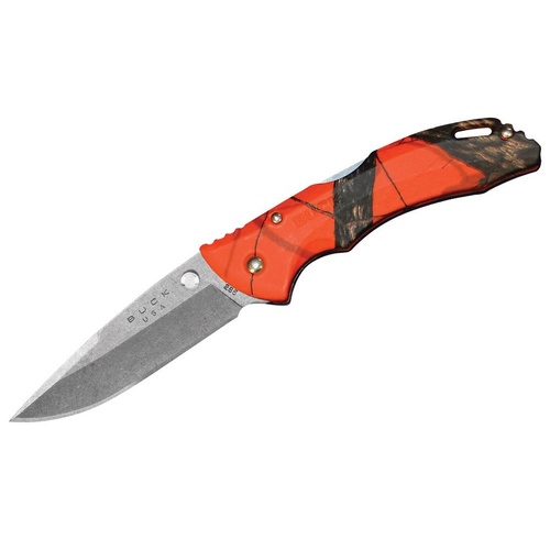 Buck Knives 285 Bantam BLW Folding Knife Blaze Camo Colour Handle #285CMS9