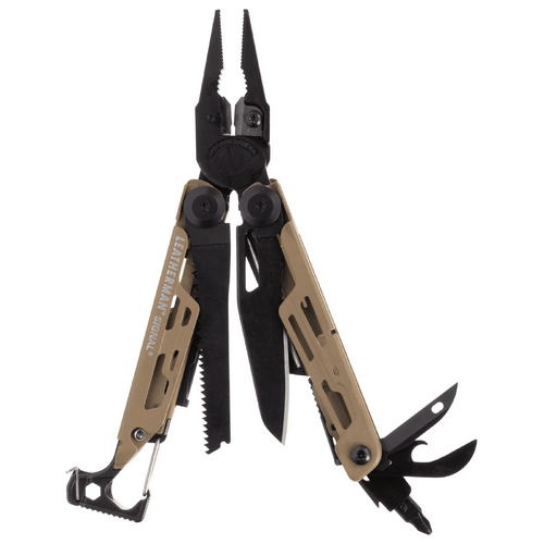Leatherman Signal Survival Multi-Tool Coyote Tan With Button Sheath