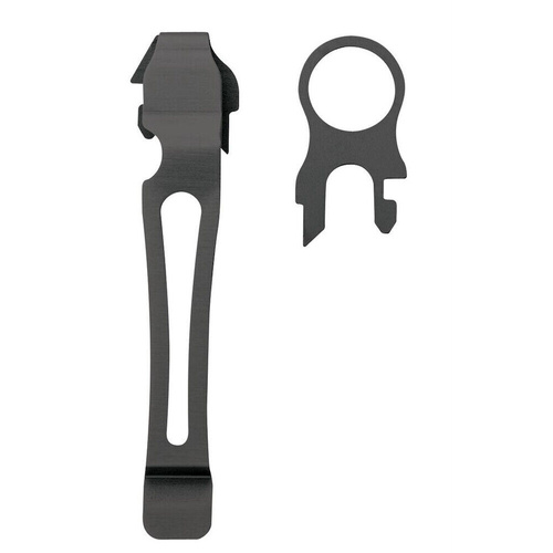 Leatherman Pocket Clip &amp; Quick Release Lanyard Ring Black | Surge Charge Wave