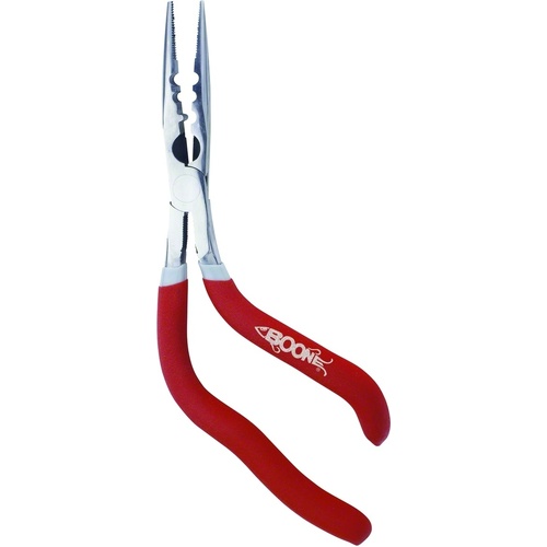 Boone 8" Quick Grip Stainless Steel Long Nose Heavy Duty Fisherman Pliers