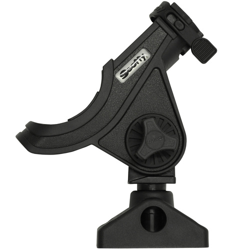Scotty Baitcast Fishing Rod Holder Black With Side &amp; Deck Mount