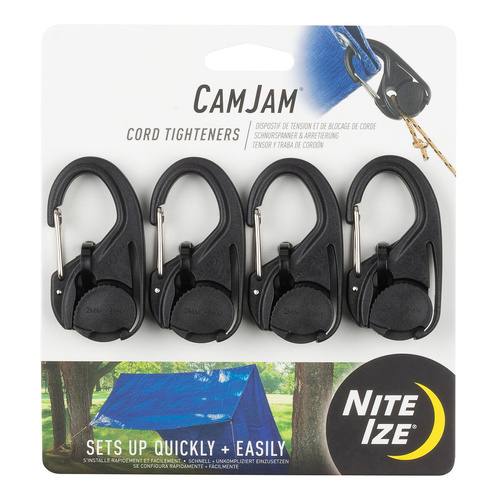 CamJam Cord Tightener - 4 Pack - Plastic
