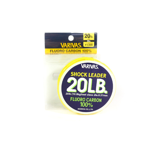 Varivas Fluorocarbon Shock Leader Line 30m #20lb