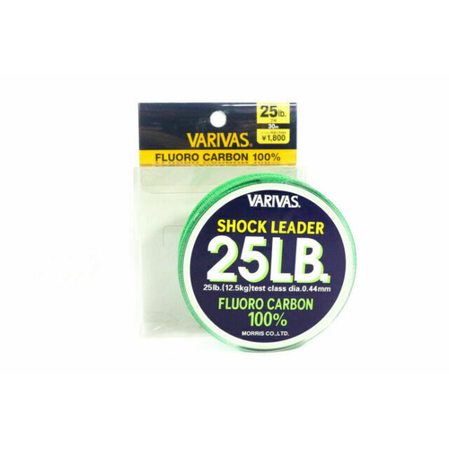 Varivas Fluorocarbon Shock Leader Line 30m #25lb