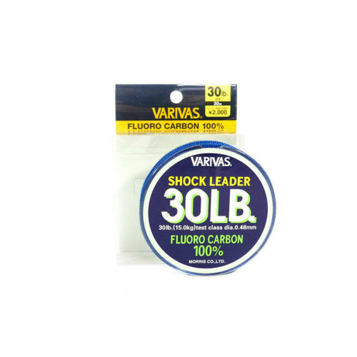 Varivas Fluorocarbon Shock Leader Line 30m #30lb
