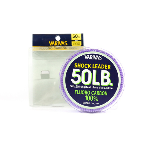 Varivas Fluorocarbon Shock Leader Line 30m #50lb