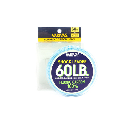 Varivas Fluorocarbon Shock Leader Line 30m #60lb