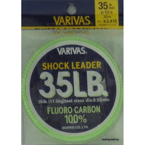 Varivas Fluorocarbon Shock Leader Line 30m #35lb