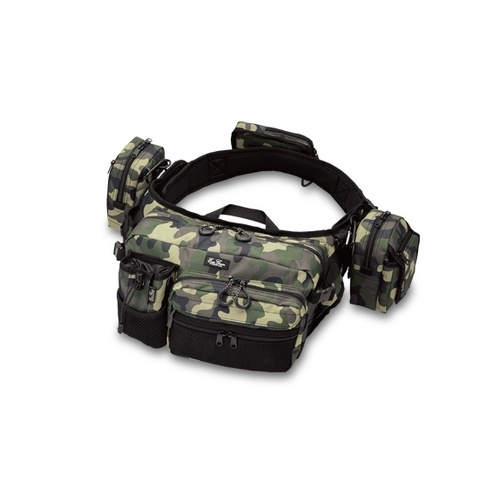 Ever Green HD2 Camo Fishing Hip And Shoulder Tackle Storage Bag
