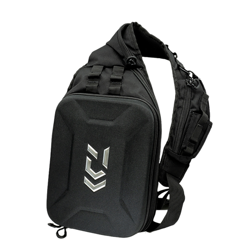 Daiwa 2022 Sling Bag Black With Tackle Tray BA-20022