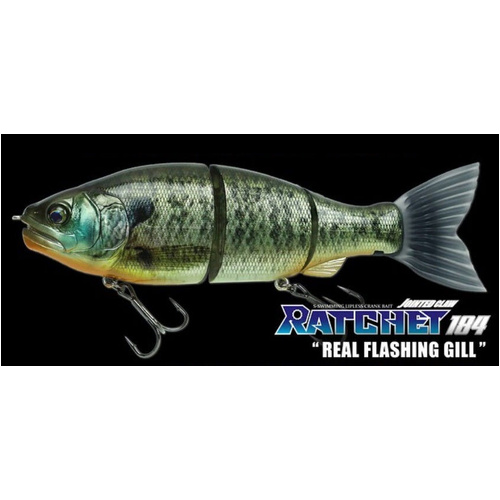 Gan Craft Jointed Claw 184 Rachet Limited Edition Collectable Fishing Lure #Real Flashing Gill