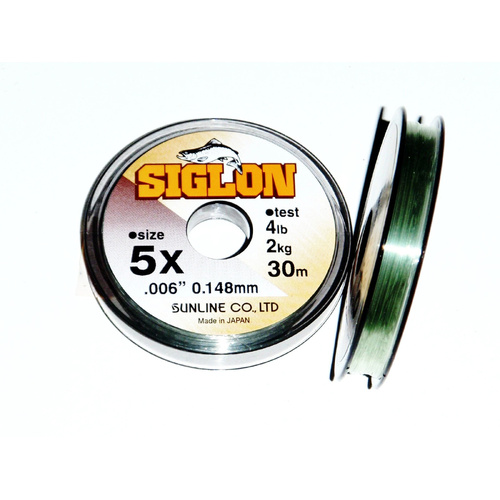 Sunline Siglon Tippet 30m Monofilament Leader #2x 10lb