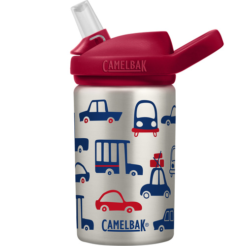 CamelBak Eddy+ Kids Stainless Steel 0.4L Water Bottle #Cars &amp; Trucks