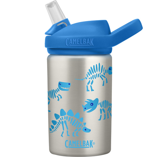 CamelBak Eddy+ Kids Stainless Steel 0.4L Water Bottle #Dino Bones