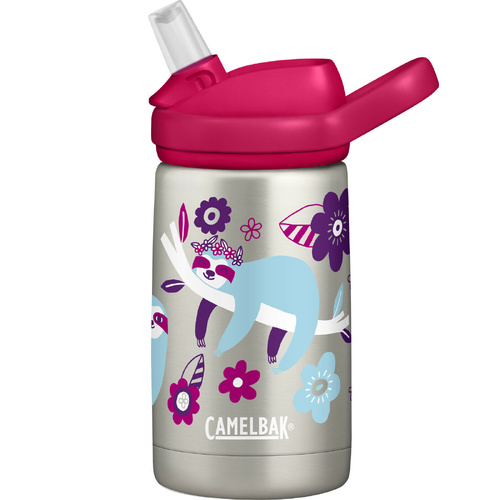 CamelBak Eddy+ Kids Vacuum Stainless Steel 0.35L Water Bottle #Flowerchild Sloth