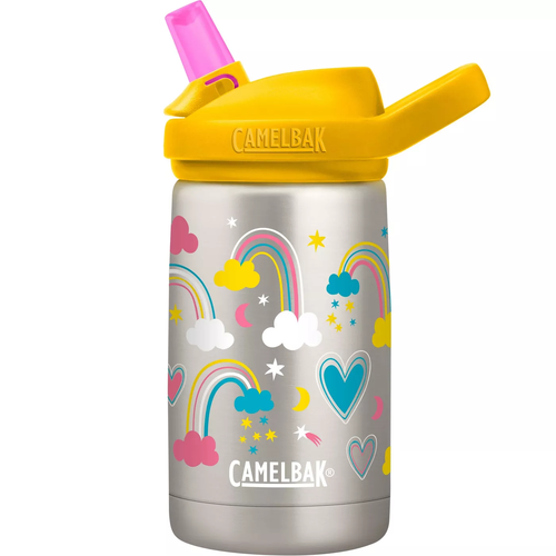 CamelBak Eddy+ Kids Vacuum Stainless Steel 0.35L Water Bottle #Rainbow Love