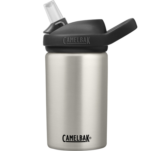 CamelBak Eddy+ Kids Stainless Steel 0.4L Water Bottle #Bare Steel