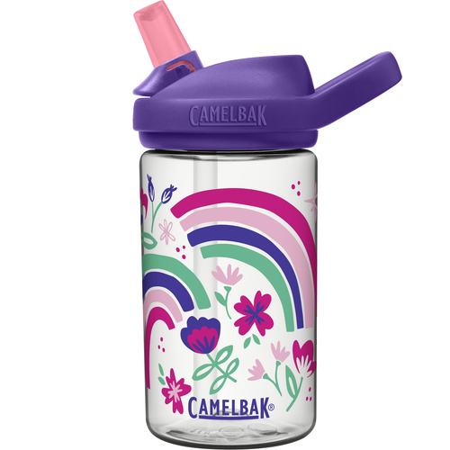 CamelBak Eddy+ Kids 0.4L Water Bottle #Rainbow Floral