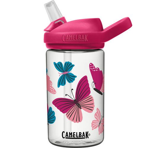 CamelBak Eddy+ Kids 0.4L Water Bottle #Colorblock Butterflies