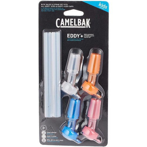 CamelBak Eddy+ Kids Bottle Replacement Bite Valves - Multi-Coloured (4 Pack)