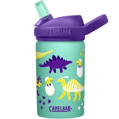 CamelBak Eddy+ Kids Stainless Steel 0.4L Water Bottle #Hatching Dinos