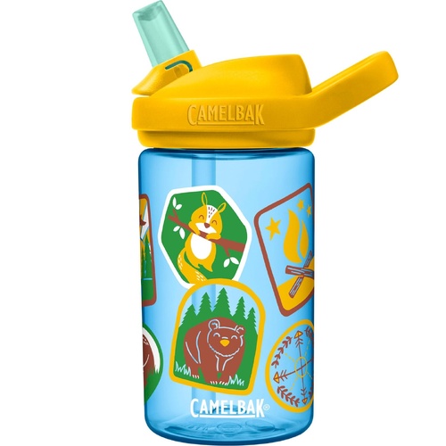 CamelBak Eddy+ Kids 0.4L Water Bottle #Explorer Patches