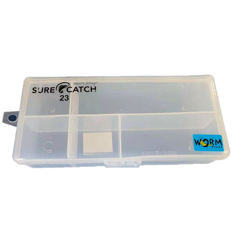 SureCatch Tackle Box 23 Worm 5 Compartment
