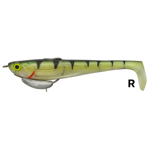 Zerek Flat Shad Pro 5" Snagless Soft Plastic Fishing Lure #Redfin