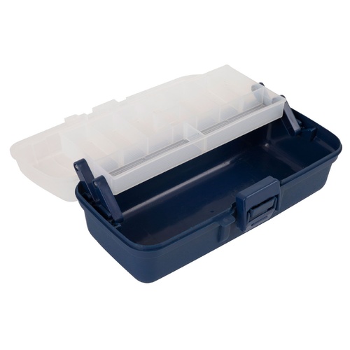 Jarvis Walker 1-Tray Clear-Top Tackle Box 31cm (W) x 10.8cm (H) x 15cm (D)
