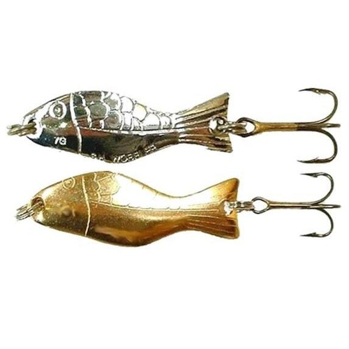 Gillies Wobbler 30mm Fishing Lure Gold &amp; Silver