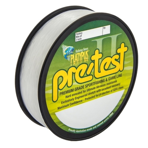 Platypus Pre-test 500m Monofilament Fishing Line #60kg