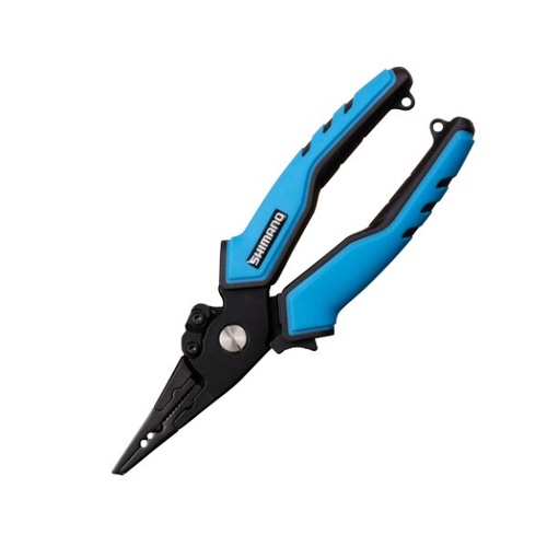 Shimano 7.5" Alloy Fishing Split Ring Plier With Line Cutter Tool