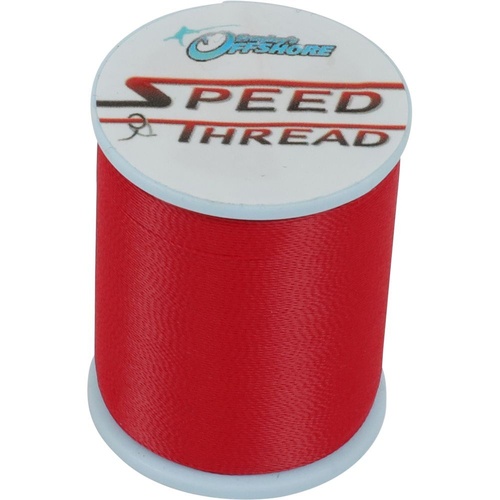 Speed Thread C 100m Rod Building Thread #Red