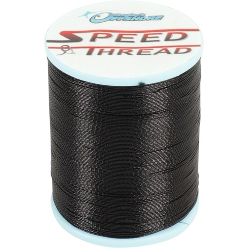 Speed Thread C 100m Rod Building Thread #Metallic Black