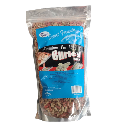 Cobalt Blue 1kg Secret Fomula Fishing Burley Mix Pellets