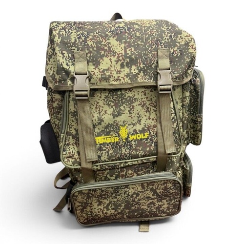 Timber Wolf Extra Large 52L Heavy Duty Fishing Tackle Storage Backpack