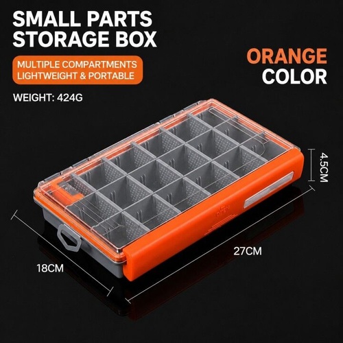 Viva Fishing Damp Proof Heavy Duty Small Fishing Tackle Storage Box 1pc