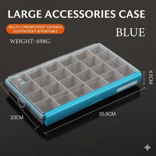 Viva Fishing Damp Proof Heavy Duty Large Fishing Tackle Storage Box 1pc