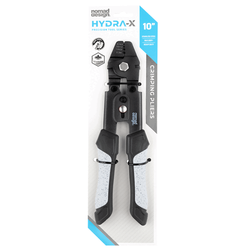 Nomad Design Hydra-X 10" Stainless Steel Big Game Crimping Pliers Fishing Tool