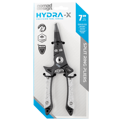 Nomad Design Hydra-X 7.25" Stainless Steel Split Ring Pliers Fishing Tool