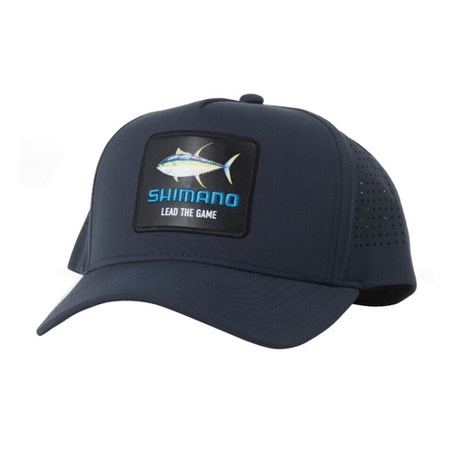 Discontinued - Shimano Fishing Lead The Game Yellowfin?ÿNavy Colour Trucker Cap 2025 Release