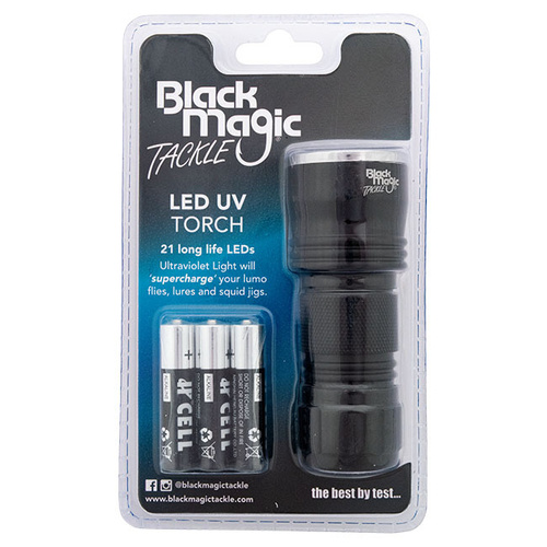Discontinued - Black Magic UV Charging Fishing Torch Lumo