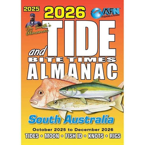 2026 South Australia SA Tide And Bite Times Almanac Book