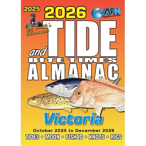 2026 Victoria VIC Tide And Bite Times Almanac Book