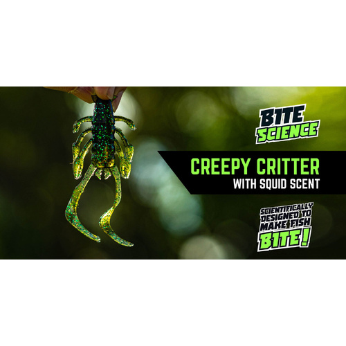 Bait Science Creepy Critter 3" Soft Plastic Fishing Lure - Choose Colour