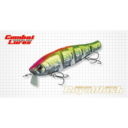 Ever Green Combat Royal Flash 160mm Floating Swimbait Fishing Lure - Choose Colour