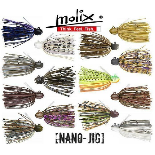 Molix Nano Jig 3/16oz 5g Weedless Fishing Lure - Choose Colour